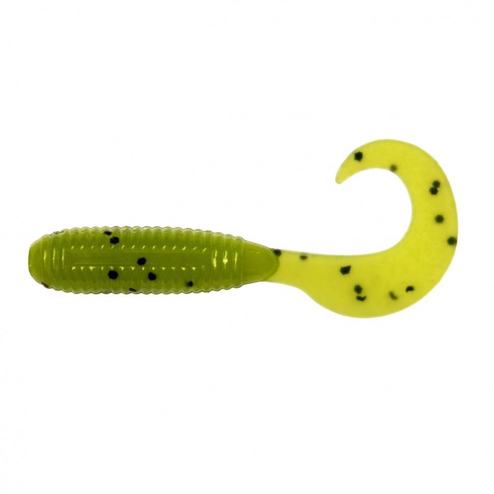 Твистер Helios Тiny Credo 1,55"/4 см, цвет Pepper Lime 12 шт HS-8-009 , 